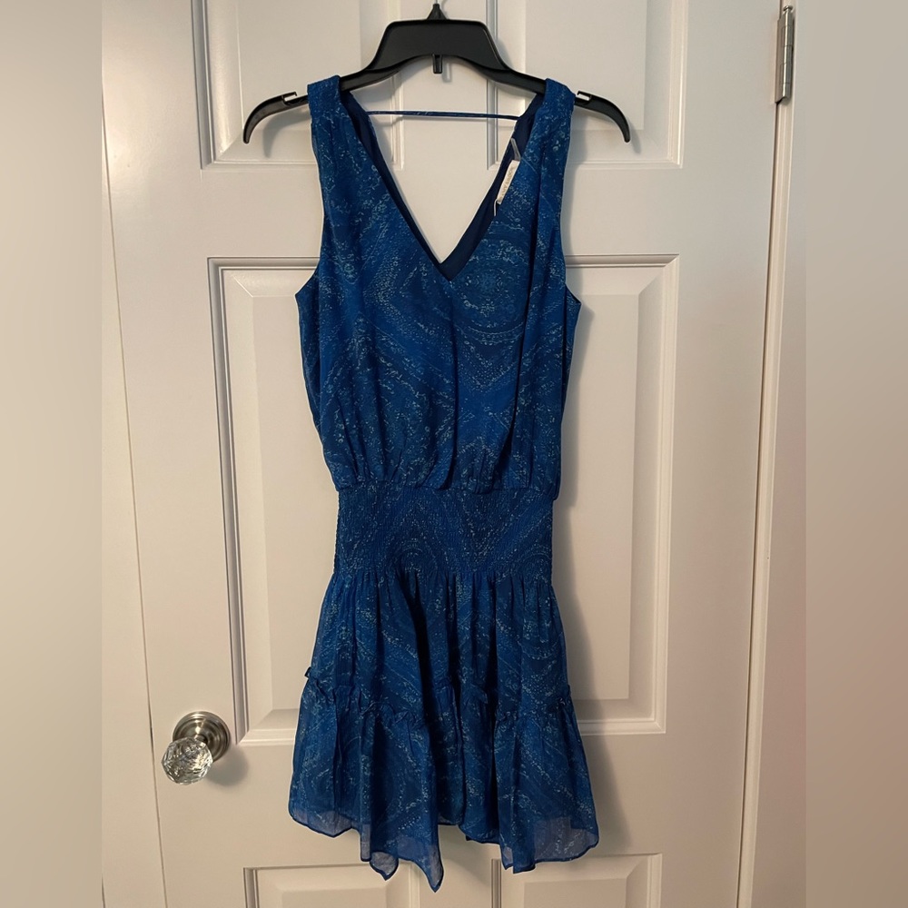 Ramy Brook blue patterned dress